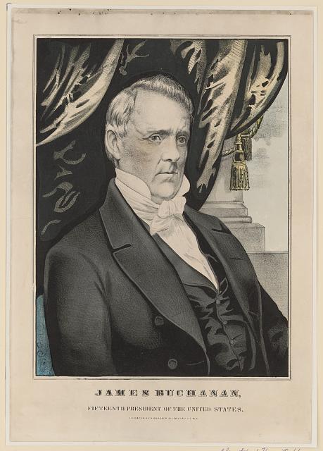 James Buchanan, fifteenth president of the United States 