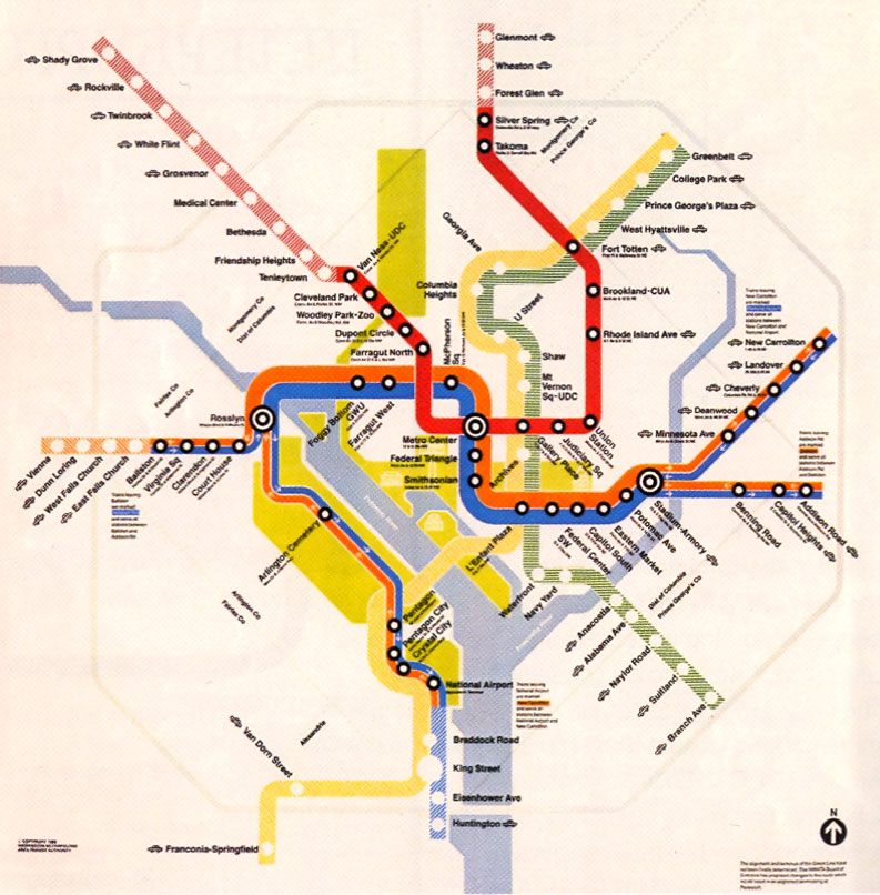 “Metro Map from 1982” (Photo Source: ggwash.org) https://ggwash.org/view/67044/happy-birthday-metro-watch-metros-evolution-since-1976-in-this-slideshow
