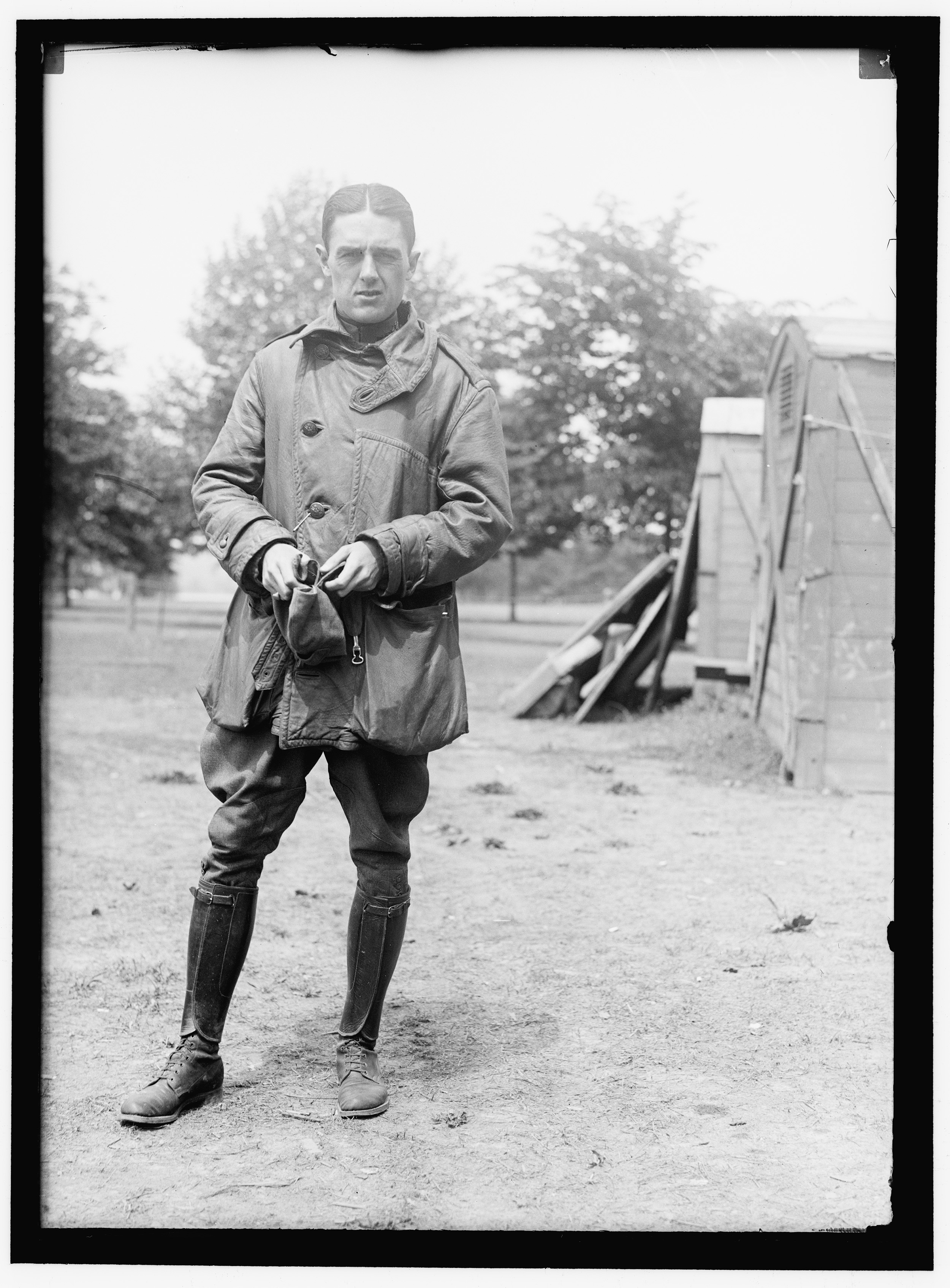 Aviator George Boyle on May 15, 1918. (Source: Library of Congress)