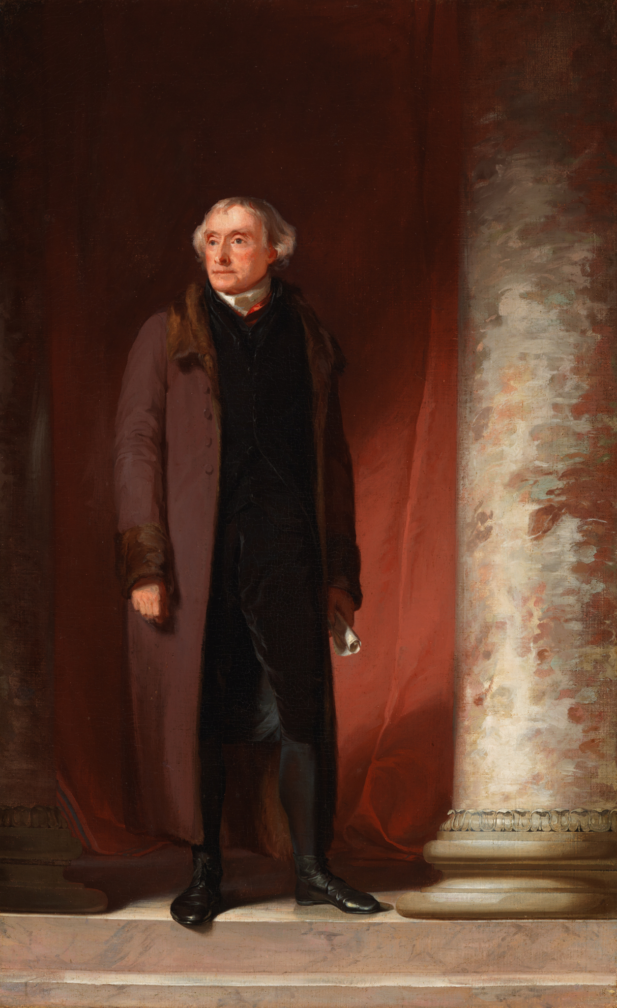 A standing portrait of Jefferson