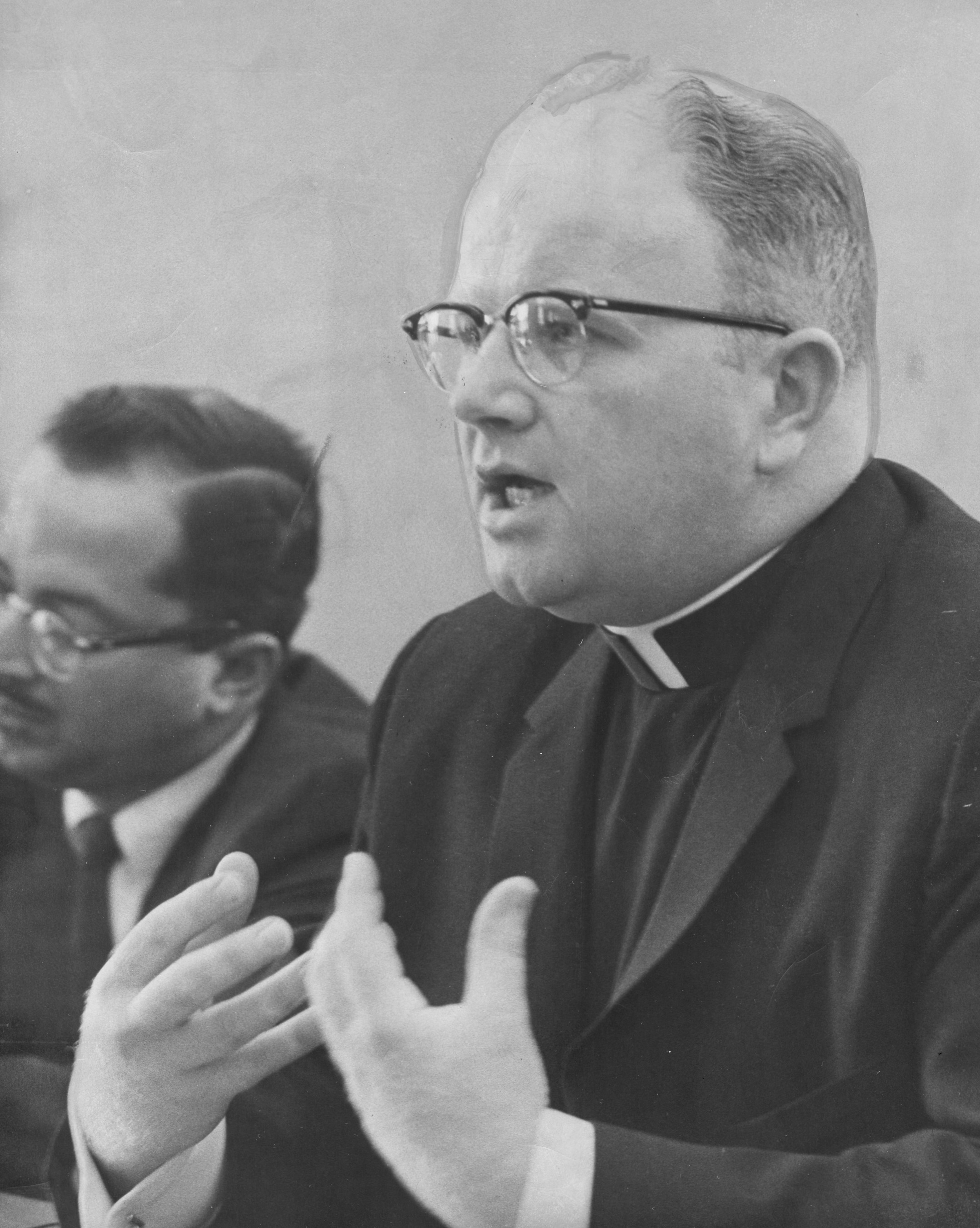 Father Donald Sheehy (Credit: Reprinted with permission of the DC Public Library, Star Collection, © Washington Post.)