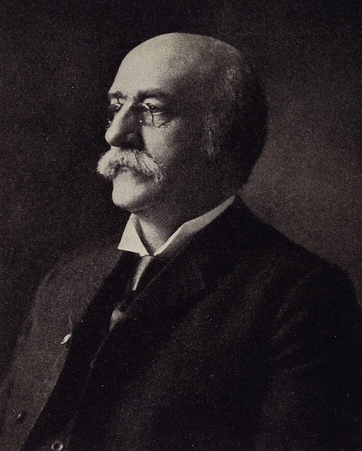Black and white portrait of Albert Freeman.