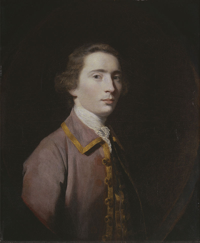 A painted portrait of Carroll