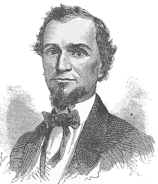 Woodcut image of John La Mountain.