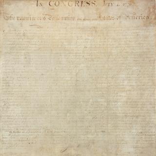 Declaration of Independence (Source: National Archives)