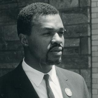 Marion Barry (right) stands next to L.D. Pratt (left) in 1966. (Reprinted with permission of the DC Public Library, Star Collection, © Washington Post.)