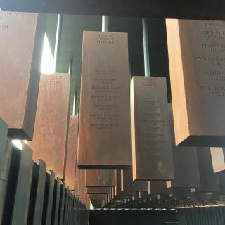 National Memorial for Peace and Justice (Credit: Flickr user shawncalhoun. Cropped and used via Creative Commons Attribution-NonCommercial 2.0 Generic License.)