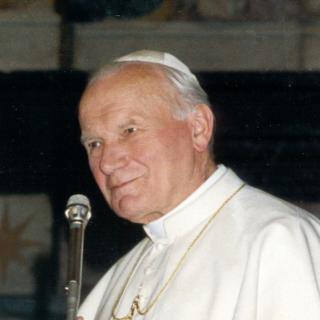 Pope John Paul II in 1991. (Source: Wikimedia Commons)