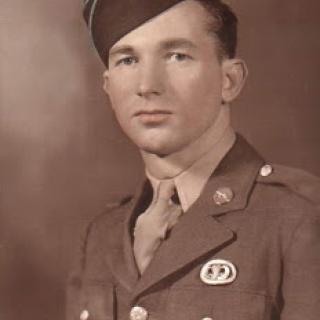 Forrest "Lefty" Brewer, pictured here in military uniform, was a minor league baseball player and paratrooper involved in D-Day during World War II. (Photo Credit: Gary Bedingfield, "Baseball in Wartime")