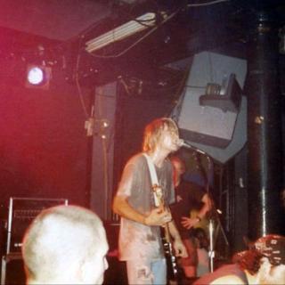 Kurt Cobain performs with Nirvana at the 9:30 Club in Washington, D.C. on October 2, 1991.