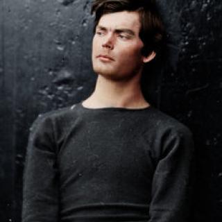Colorized photo of Lewis Powell.