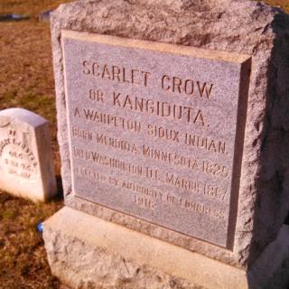 Scarlet Crow's gravestone at Congressional Cemetery