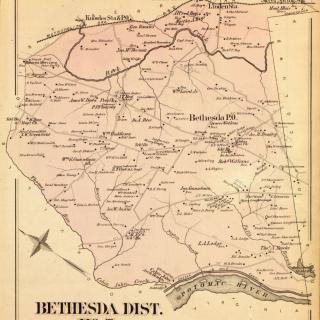Map of Bethesda 1879