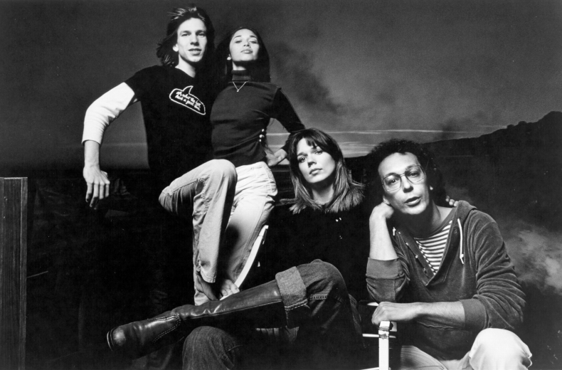 Starland Vocal Band, from left to right: Jon Carroll, Margot Chapman, Taffy Nivert, Bill Danoff