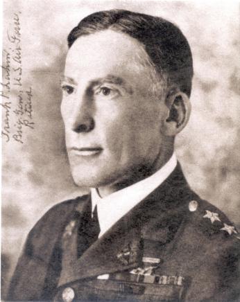 Portrait of Frank P. Lahm, Brigadier General, U.S. Air Force. Photo courtesy of the College Park Aviation Museum.