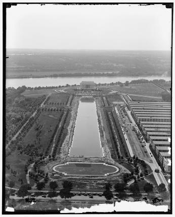 Lincoln Memorial Dedication Birds Eye