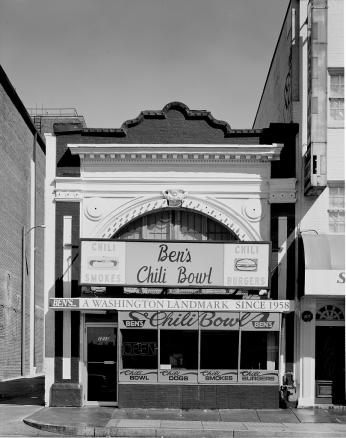 Ben's Chili Bowl, 1980 (Photo Source: Library of Congress)  Highsmith, Carol M, photographer. Ben's Chili Bowl, Washington, D.C. United States Washington D.C, None. [Between 1980 and 2006] Photograph. Retrieved from the Library of Congress, https://www.loc.gov/item/2011635251/. (Accessed December 04, 2017.)