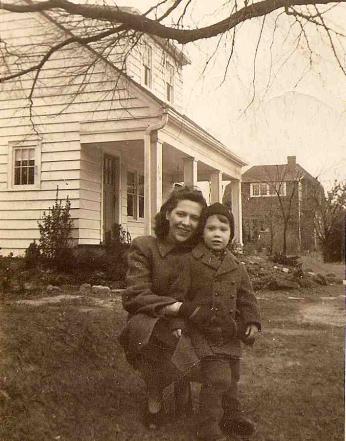 Fahey as a child, outside his Takoma Park home. Fahey as a child, outside his Takoma Park home.