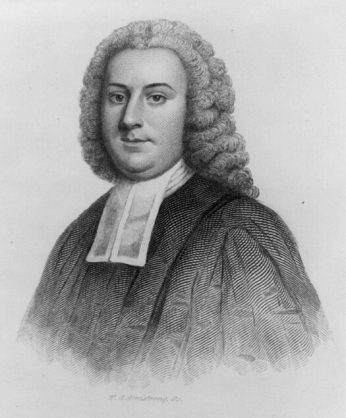 A sketch portrait of Dulany in his lawyers' robe and wig