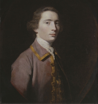A painted portrait of Carroll
