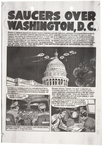 Saucers over Washington, July 19, 1952. (National Archives Identifier: 595553)
