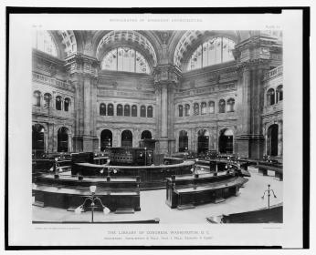 “The Library of Congress, Washington, D.C.” (Photo Source: Library of Congress) The Library of Congress, Washington, D.C., ca. 1898. Photograph. https://www.loc.gov/item/2006688603/.
