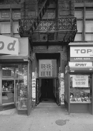 The entrance to the original 930 Club in the Atlantic building at 930 F Street NW. Credit: Library of Congress