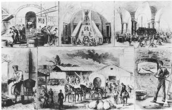 The Capitol's grand Civil War bakery occupied the majority of the building's large basement. (Photo Source: Architect of the Capitol)