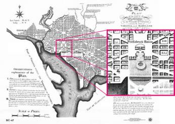 Early plan for Washington City