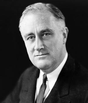 Franklin D. Roosevelt in 1933. (Source: Wikipedia)
