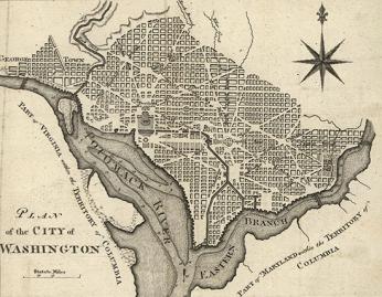 Development of Pierre L'Enfant's Plan for the City of Washington was still in its infancy when Frances Few visited Washington in the early 1800s.