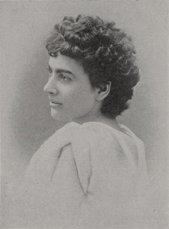 Portrait of Lizze Magie printed in her 1892 book My Betrothed, and Other Poems, The Brodix Publishing Company. (Source: Wikipedia) 