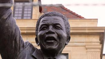 Statue of Nelson Mandela outside South African embassy in Washington, D.C. (Photo by flickr user taedc used via Creative Commons) Statue of Nelson Mandela outside South African embassy in Washington, D.C. (Photo by flickr user taedc used via Creative Commons)