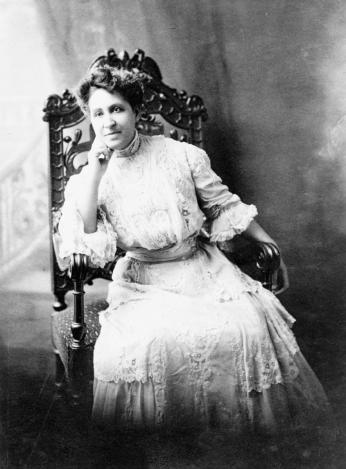 Photograph of Mary Church Terrell as a young adult. 