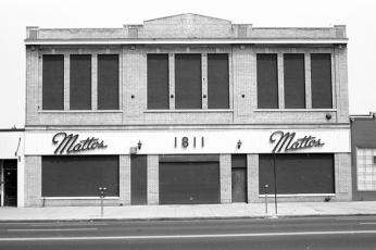 Mattos Auto Repair, 1811 14th St., NW, 1986. This building later became the popular nightclub, The Black Cat. (Photo courtesy of Michael Horsley) Mattos Auto Repair, 1811 14th St., NW, 1986. This building later became the popular nightclub, The Black Cat. (Photo courtesy of Michael Horsley)