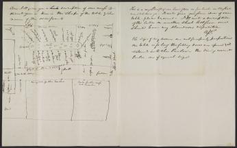 Illustrated letter, Amasa J. Parker to Harriet Parker describing the boardinghouse where he and two future presidents resided, 31 December. 31 December, 1837. Manuscript/Mixed Material. https://www.loc.gov/item/mcc.084/. Illustrated letter, Amasa J. Parker to Harriet Parker describing the boardinghouse where he and two future presidents resided, 31 December. 31 December, 1837. Manuscript/Mixed Material. <a href=
