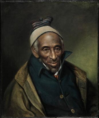 Portrait of Yarrow Mamout by Chales Wilson Peale, 1819.