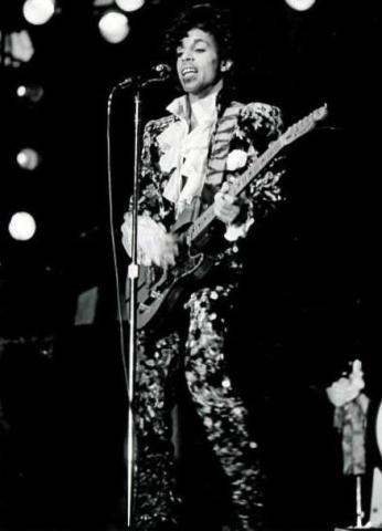 Prince performing at Gallaudet University on November 29, 1984 (Photo: Courtesy of the Gallaudet University Archives)