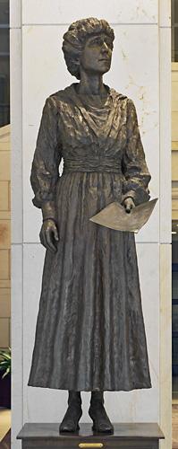 Statue of Jeannette Rankin at the Capitol