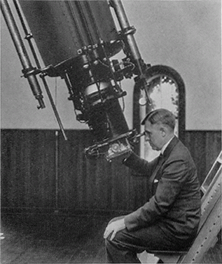 Samuel Alfred Mitchell at McCormick Observatory (Source: Wikipedia)