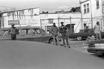 Soul Beverage hangout, 14th and W St., NW, 1986. (Photo courtesy of Michael Horsley) Soul Beverage hangout, 14th and W St., NW, 1986. (Photo courtesy of Michael Horsley)