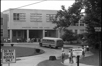 Arlington's Stratford Junior High School on September 1, 1959. (Source: Library of Congress)