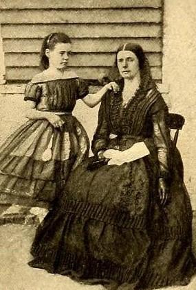 Photograph of Greenhow and her Daughter (Source: William Beymer, “Rose Greenhow,” in Harper’s Magazine March 1912)