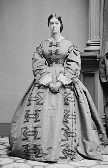 Kate Chase c. 1861 (Photo source: Wikipedia)