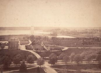 Babcock Lakes next to Washington Monument, 1879. (Photo Source: Library of Congress.)