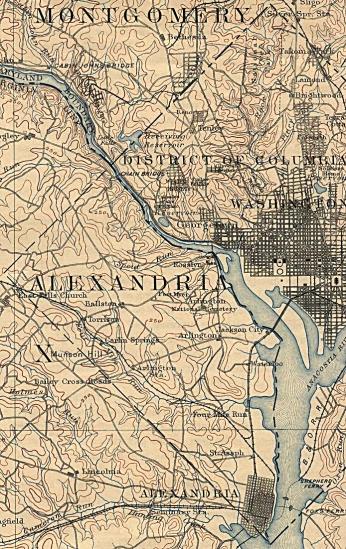 1894 US Geological Survey Map