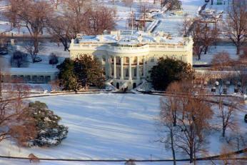 Washington remained buried in snow two days after the Super Bowl snowstorm. Credit: National Archives