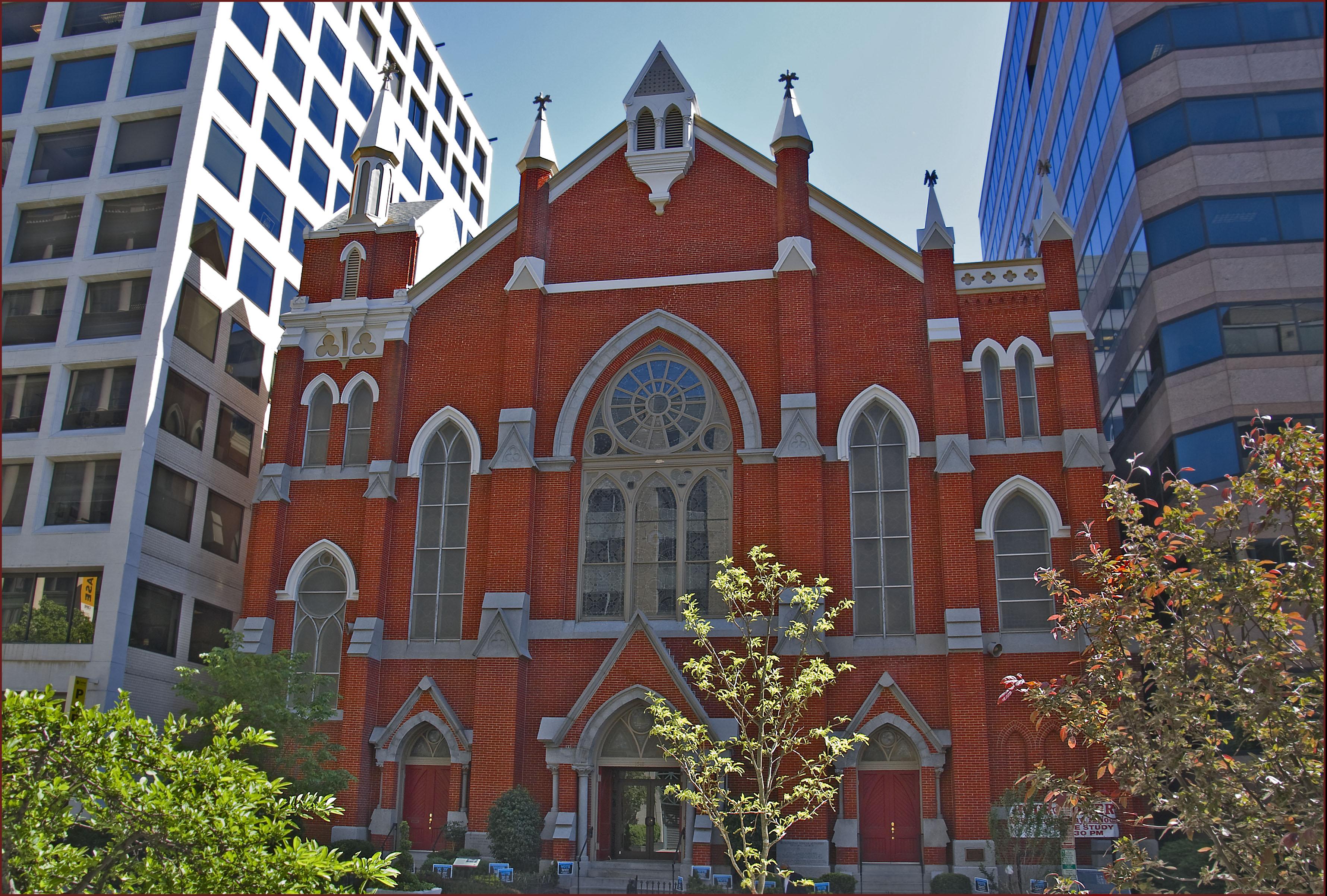 Metropolitan AME Church in Washington, DC (Source: Flickr user Ron Cogswell. Cropped and used via CC by 2.0)