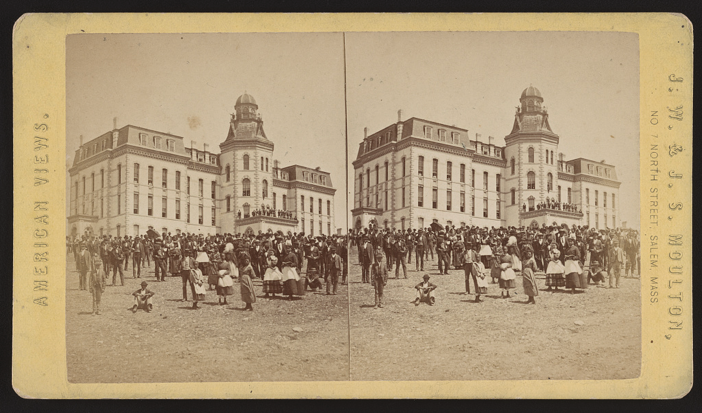 Howard University near Miner Hall in 1867 