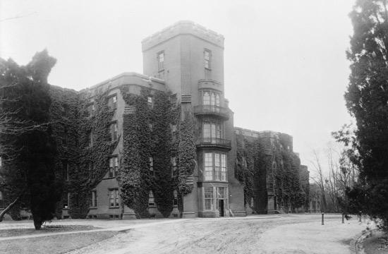 Center building at St. Elizabeths hospital.